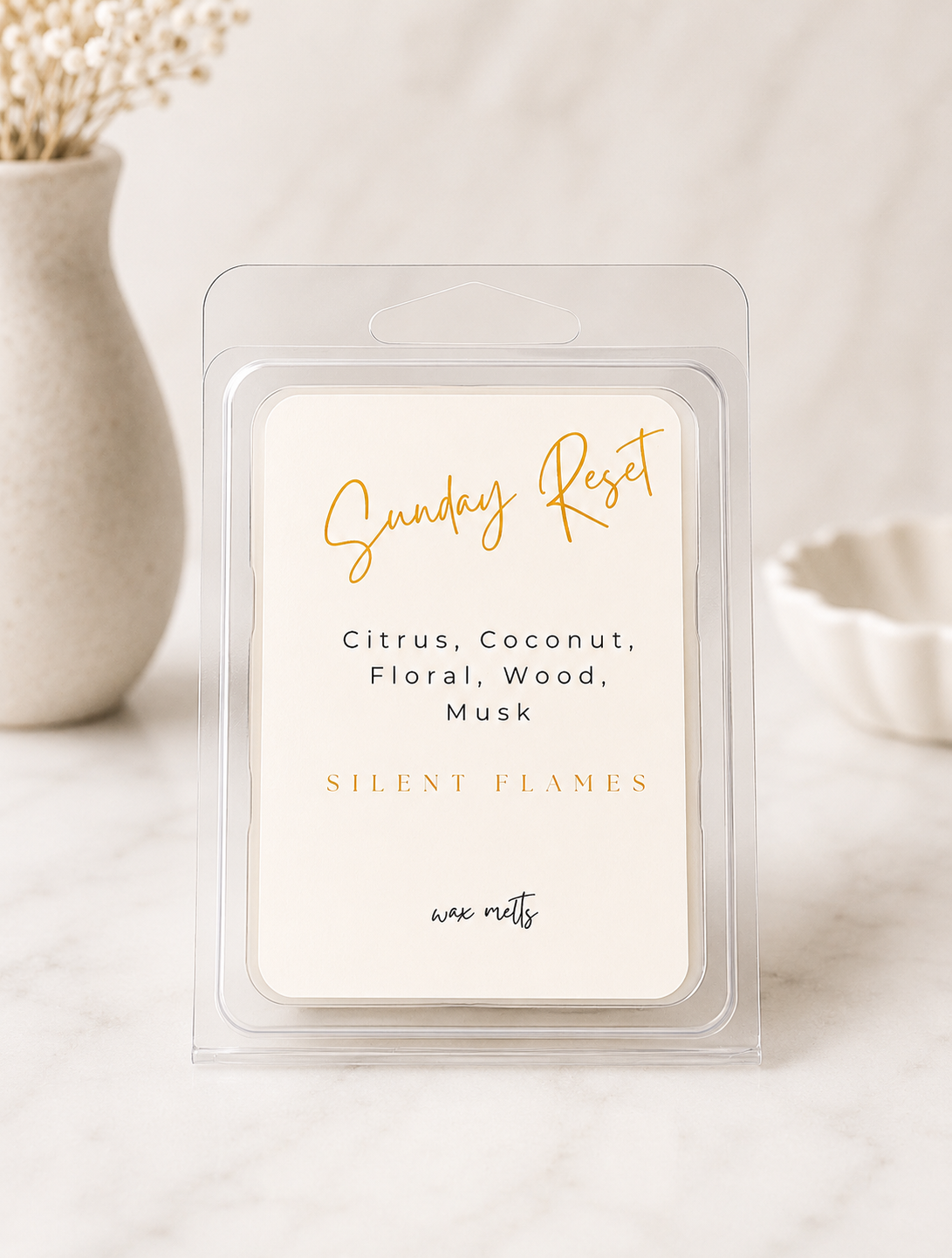 SUNDAY RESET — Baja Cactus Blossom Wax Melts (Spirit & Flame Collection)