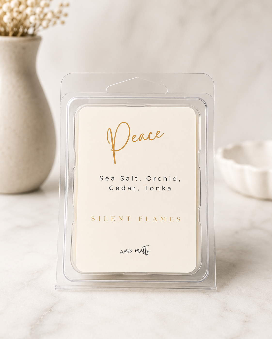 PEACE — Sea Salt & Orchid Wax Melts (Spirit & Flame Collection)