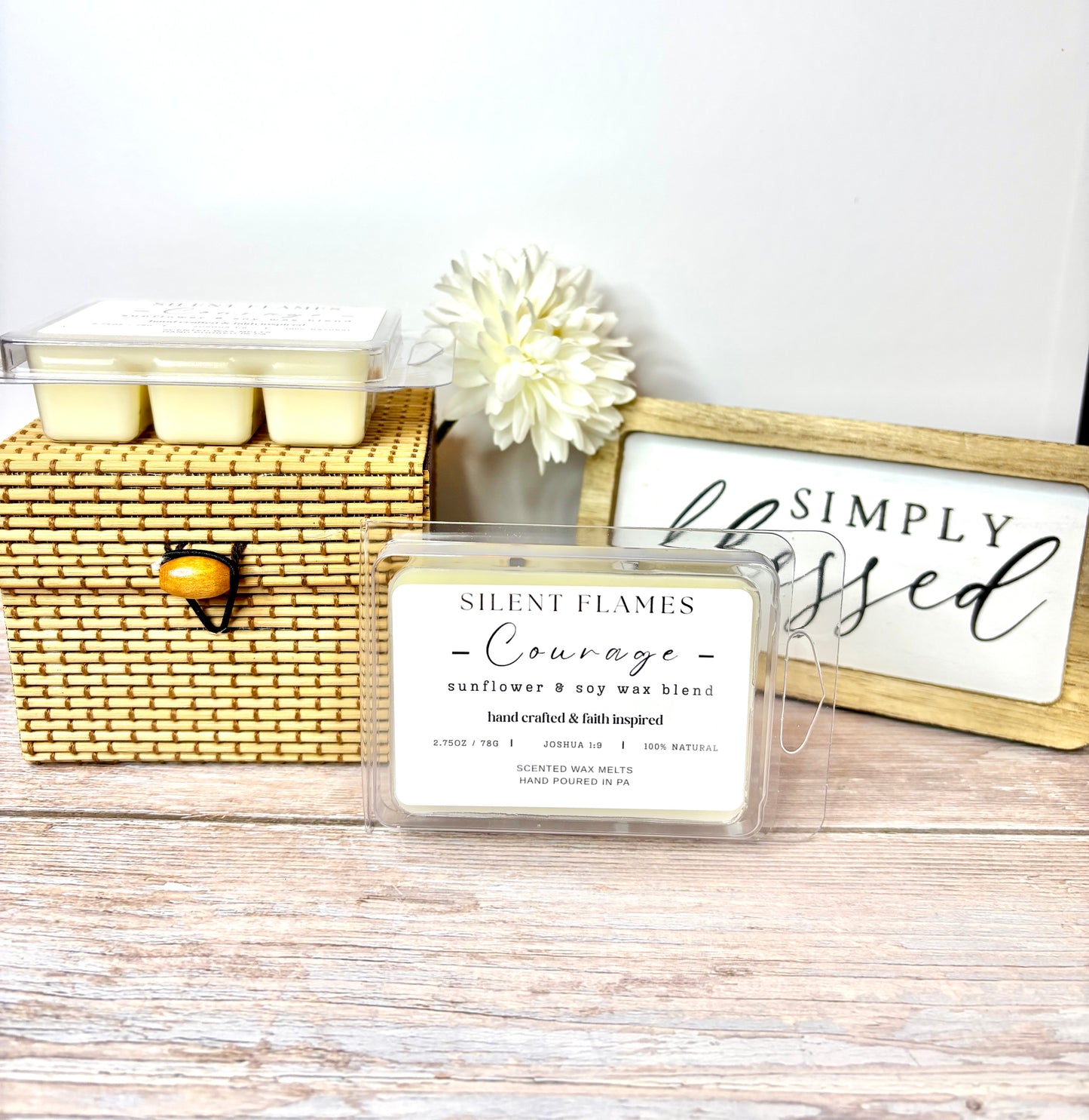 COURAGE — Tonka & Oud Wax Melts (Spirit & Flame Collection)