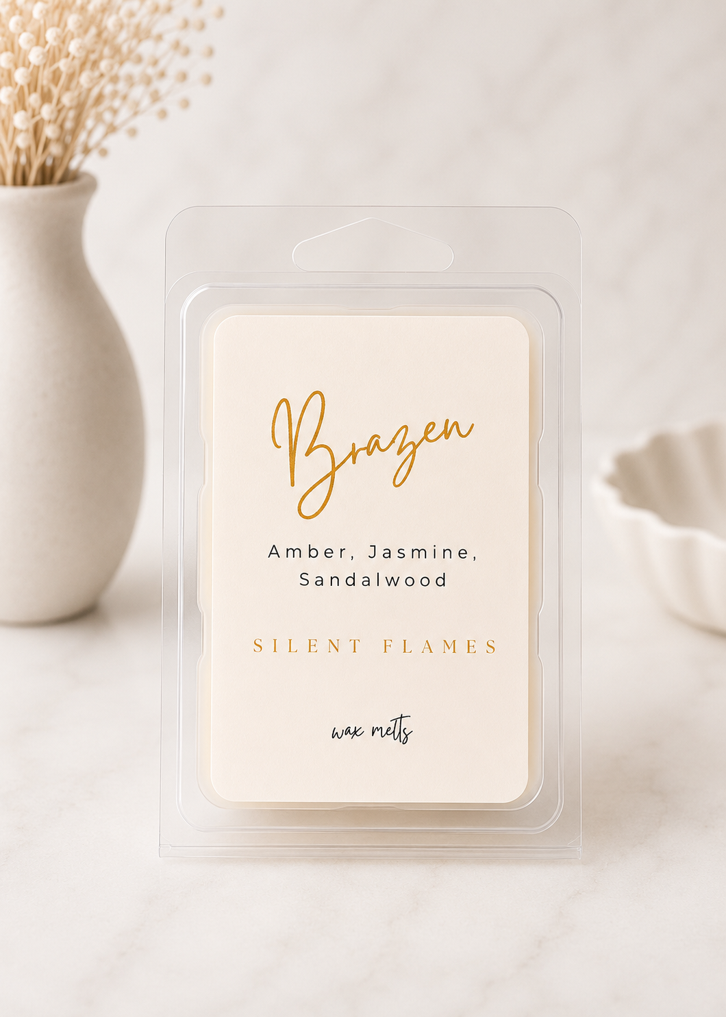 BRAZEN — Amber, Jasmine & Sandalwood Wax Melts