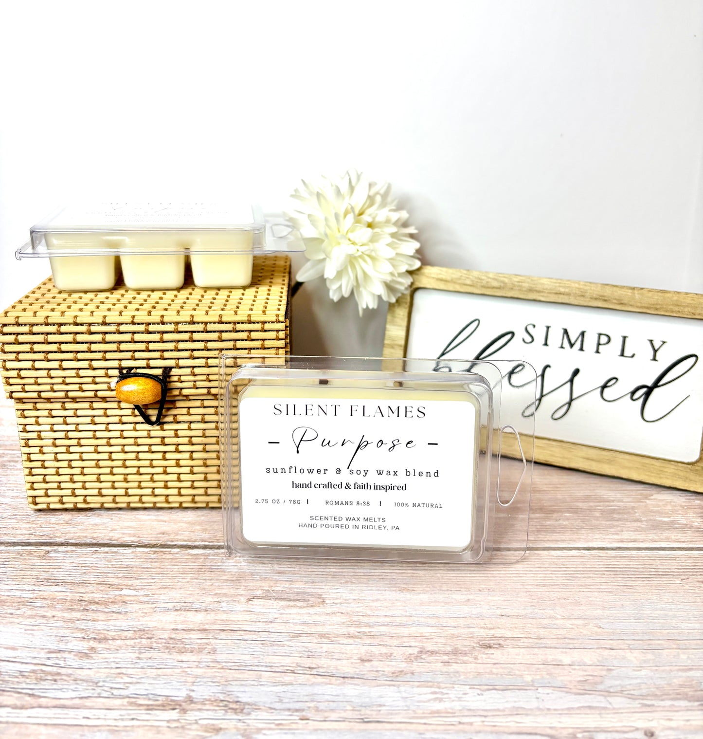 PURPOSE — Amber & Vanilla Wax Melts (Spirit & Flame Collection)