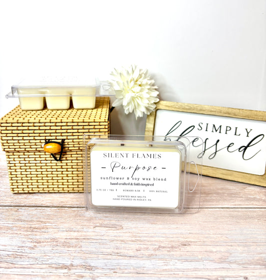 PURPOSE — Amber & Vanilla Wax Melts (Spirit & Flame Collection)